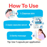 Hyaluronic acid deep moisturizing capsule essence, deep moisturizing and brightening skin essence (0.4gx30 capsules)/bag -1 bag