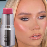 Waterproof Brighten Face Highlighter Blush Stick Makeup Glitter Corrector Contour Illuminator Shimmer Rouge Stick Cream Cosmetic