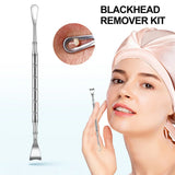 Blackhead Remover Pimple Popper Tool Acne Needle Removing Treatment Comedone Whitehead Popping Zit Nose Face Blemish Extractor