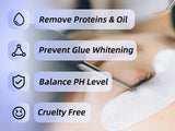 Gollee Eyelash Extensions Glue 15ml Eyelash Cleansing Primer Super Bonding Lasting Lash Extension Primer Professional Adhesive