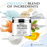 TRSTAY RETINOL COLLAGEN DAY AND NIGHT VITAMINA·B·C·E WITH 7% HYALURONIC ACID MOISTURIZING ·NOURISHING·HYDRATING