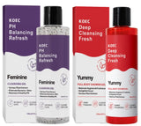 Body Wash,Intimate Hygiene Women Refresh PH Balancing Shower Gel,Feminine Care Gentle Cleansing,Odor Control,Skin Nourishment