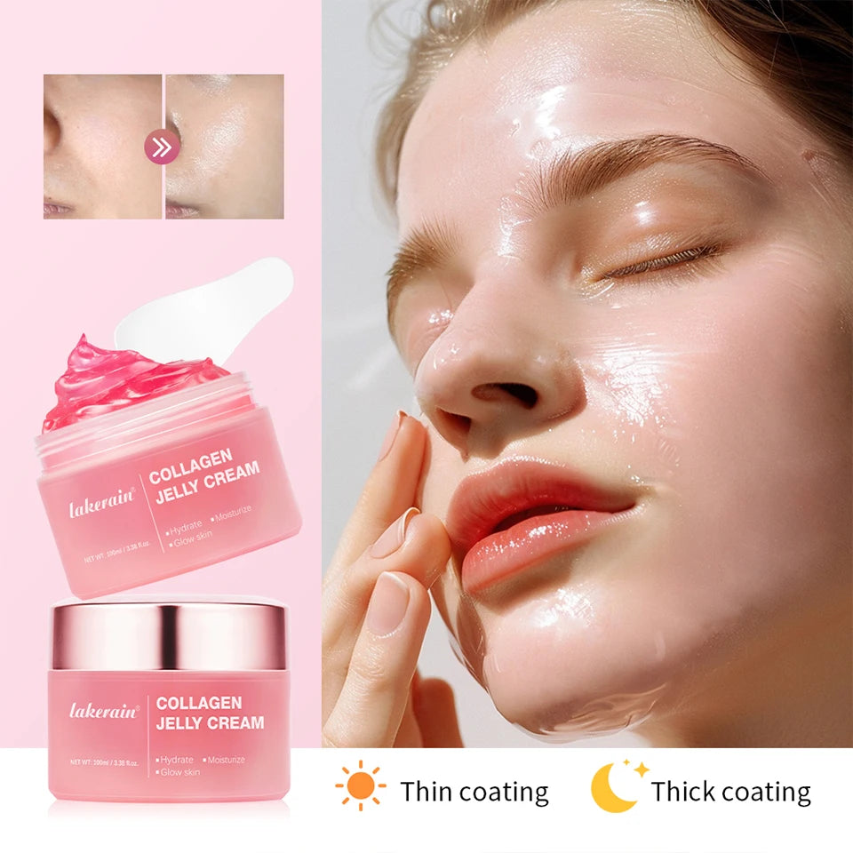 Anti Aging Collagen Face Cream 100ml Niacinamide Moisturizer Hydrating Gel For Tightening Soothing Firmness Skincare