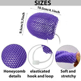 Silicone Body Scrubber Shower Brush, Honeycomb Exfoliating Bath Tool for Deep Cleaning, Massage & Smooth Skin Care