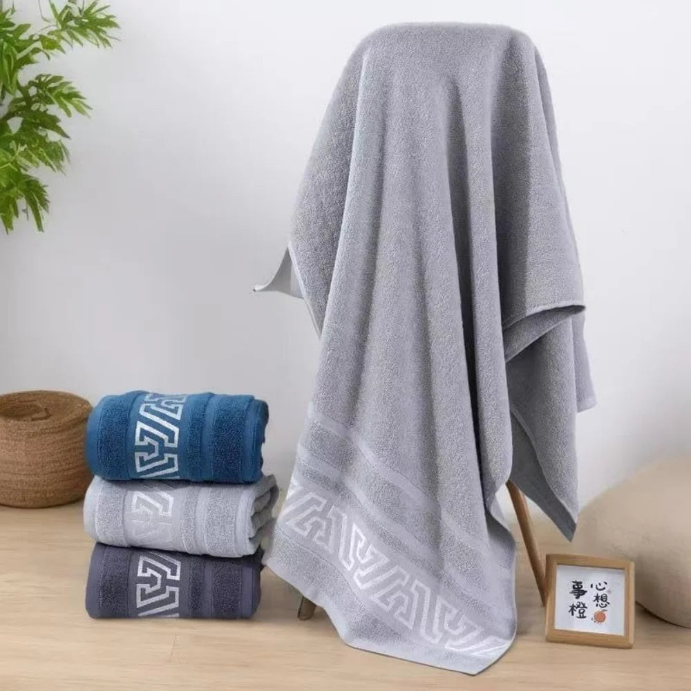 380g new pure cotton thick bath towel 70*140 soft absorbent no shedding colo