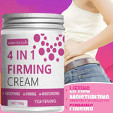 4 in 1 Firming Cream with Ginger, Aloe Vera and Coffee Extracts - Moisturizing Body Firming Cream for Abdomen, Arms and Legs