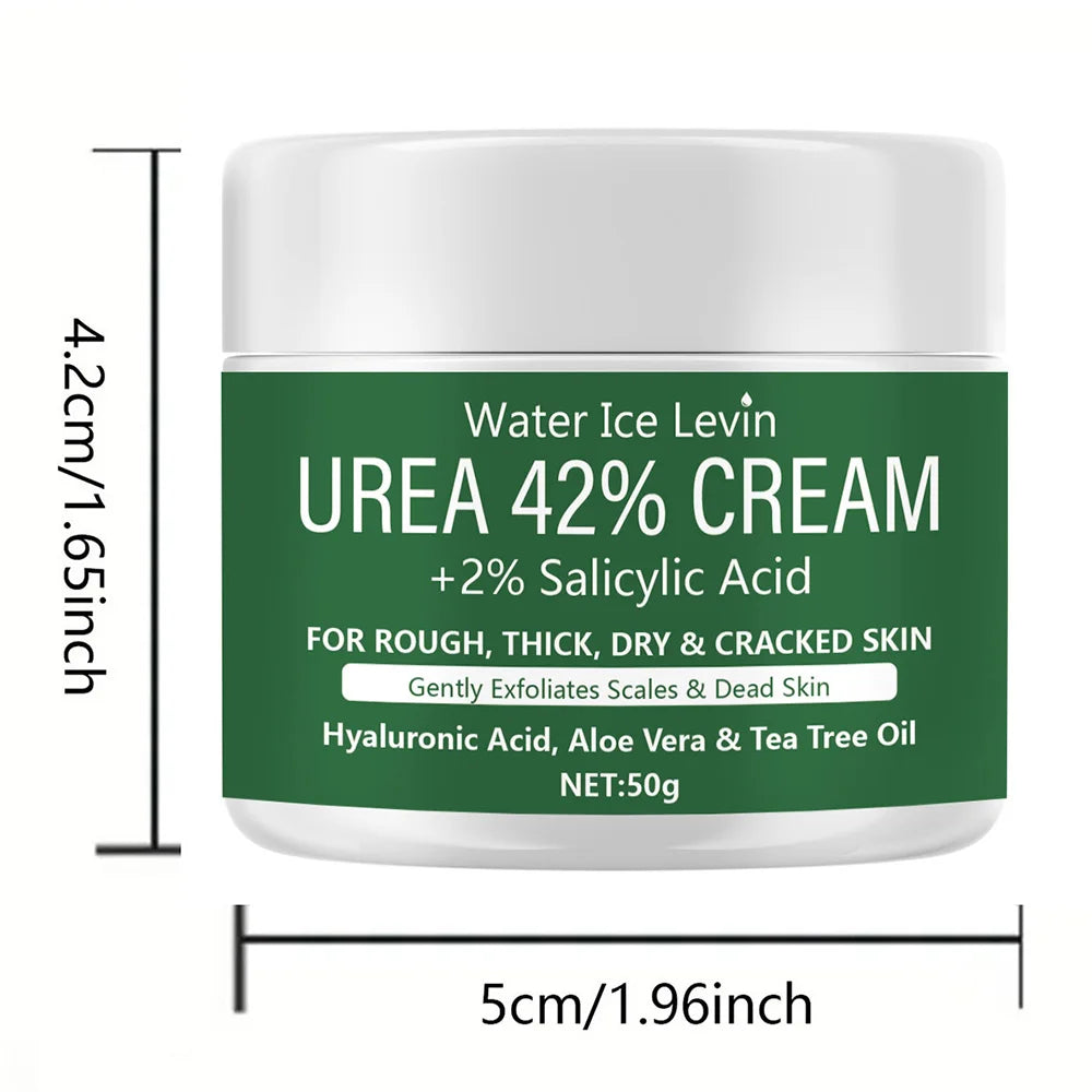 New 42% Urea Cream + 2% Salicylic Acid Foot and Hand Moisturizer, Deep Moisturizer and Nourishing Moisturizer