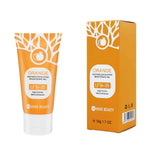 Orange Exfoliating Brightening Gel,Face Body Moisturizing Peeling Scrub,Deep gentle Cleaning Pores,Remove Blackheads Exfoliator