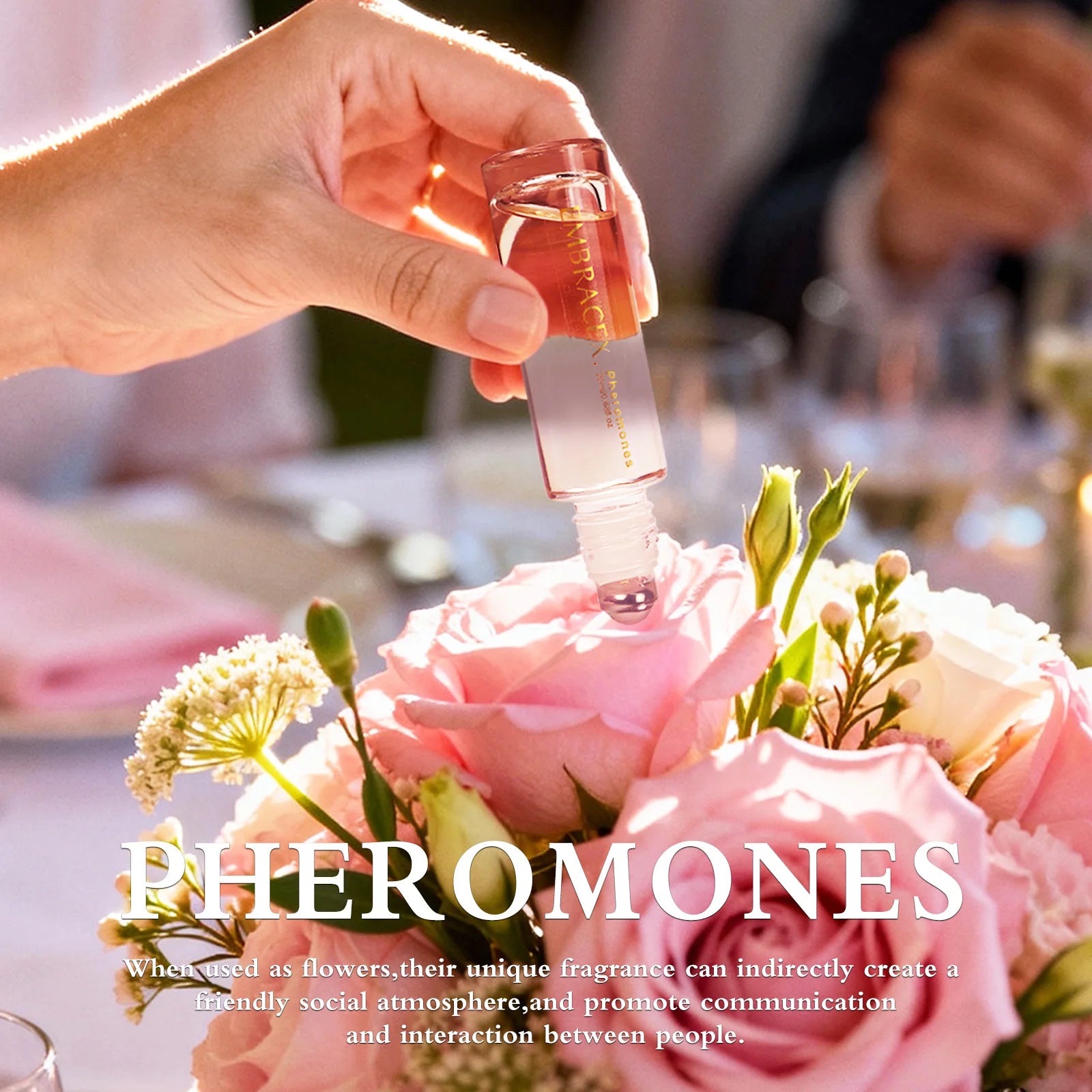 20ml Pheromone Essential Oils Pheromone Women Oil Roll On Long Lasting Scent Gifts