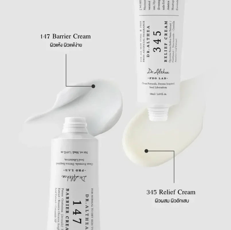 Dr.Althea 345 Relief Cream 60ML 100ML Antioxidant Shrink Pores Lightweight Lasting Serum Hydrating Smoothing Essence Mist 147