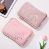 Rechargeable Electric Hot Water Bottle Hand Warmer Heat Pad for Period Cramps Muscle Pain Back Neck Shoulder Legs Home Office
