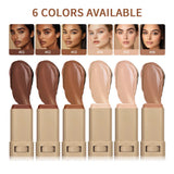 Foundation Skin Tint Balm Skin Tint Stick Waterproof Nourishing Solid Tinted Serum  Face Tinted Face Contour Stick Makeup