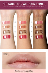 10ml Mirror Lip Glaze Moisturizes Jelly Lip Enrichment Oil Lasting Water Light Glass Lip Oil Remove Line Lip Protection Serum