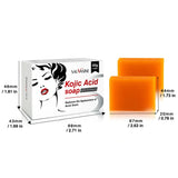 Handmade Kojic Acid Soap Natural Mild Non-irritating Brightening Skin Exfoliator Body Face Cleansing Whitening Soap