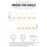 Y2K 24Pcs Set French Style Black & White Tie Dye Polka Dot Press-On Nails, Reusable, With Bowknot, Star Rhinestones, Cute & Chic, Suitable For Dates, Spring, New Year, Christmas, Daily, Birthday, Festival, Spring/Summer New A