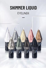 Diamond Sparkling Liquid Eyeliner Pearlescent Color Development Quick Dry Waterproof Not Easily Smudging Liquid Eyeliner