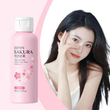100ML Sakura Face Toner Brightening Hydrating Moisturizing Oil Control Deep Hydration Moisturizer Feels Light Serum Skin Care