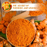 Vitamin C Exfoliating facial mask Turmeric Exfoliating facial mask Improve Pore Deep Cleaning facial mask   Apply facial mask