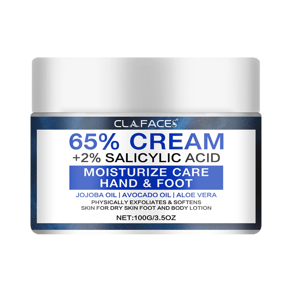 YOUNGCOME 65% Salicylic Acid Foot Cream | Moisten Dry and Cracked Feet | Remove Dead Skin and Relieve Aging | Super Foot Cream