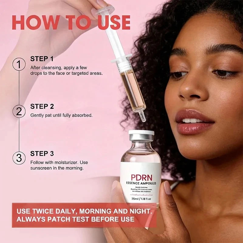 PDRN Serum Face Serum Skincare for Hydration Collagen Boost Barrier Repair Brightening Daily Skincare Uneven Tone