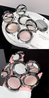 SHAQINUO Highlighter Cream, Radiant Shimmer Powder, Smooth with Potato Mash Texture, Long-lasting, Non-Flaking for Highlighting