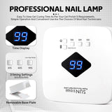 Rechargeable UV LED Nail Lamp With Automatic Sensing 30LEDS Cordless Nail Dryer for Curing Gel Polish Professional Manicure Tool