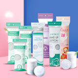 Makeup Remover Cotton Pads Disposable Soft Rounds Dual-Sided Breathable Facial Cleansing for Daily Use & Nail Polish Remover