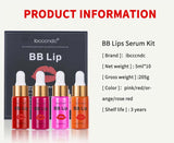 BB Lips Ampoule Serum Starter Set Semi-Permanent BB Lip Gloss Tinted Pigment Lasting Moisturizing For Lip Care Korea Glow