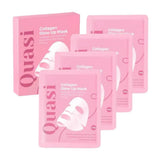 4PCS Quasi-Biological Collagen Hydrating Mask Overnight Brightening Anti-Aging Pore Minimizing Fine Line Reducing Mask Face Care