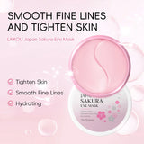 24pcs Sakura Skin Care Set Eye & Lip Masks Serum Nud Masks Cleanser Toner Essence Cream Moisturizing Smoothing Nourishing Beauty