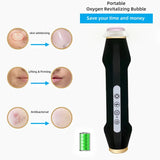 2025 New Design - Portable CO2 Oxygen Bubble Pen Rechargeable Exfoliate Device Handheld Facial Clean Machine SPA Beauty Capsules