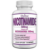 Niacinamide Vitamin B3 Capsules - Supports Brain Function and Heart Health, Boosts Energy Production, and Enhances Immunity