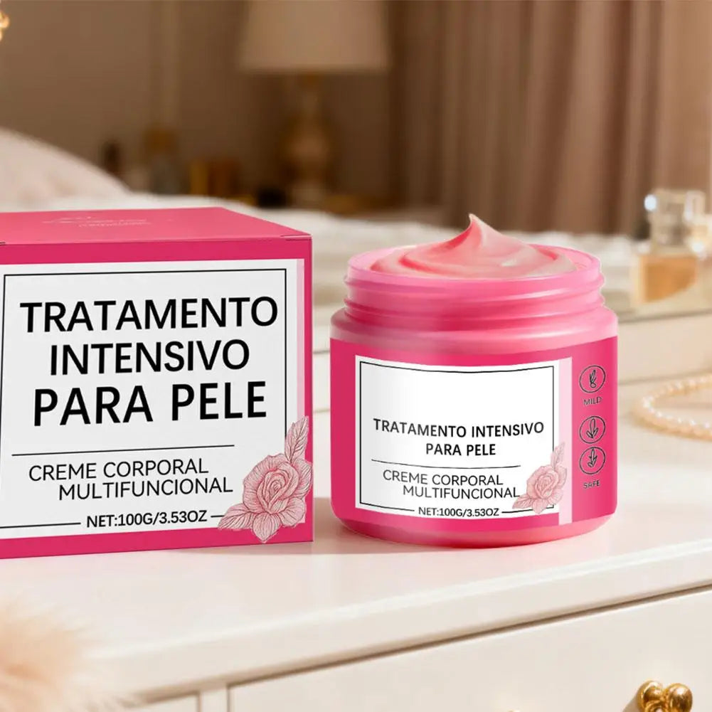 Multifunctional Pink Intensive Cream Stretch Mark Cream Postpartum Treatment Improves Firming Women Pregnant Mark Care