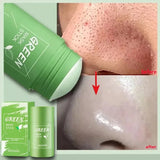 Original Facial Remove Blackhead Green Tea Solid Mask Treat Acne Blemish Black Dots Clean Stick Cream Shrink Pores Skin Care  ﻿