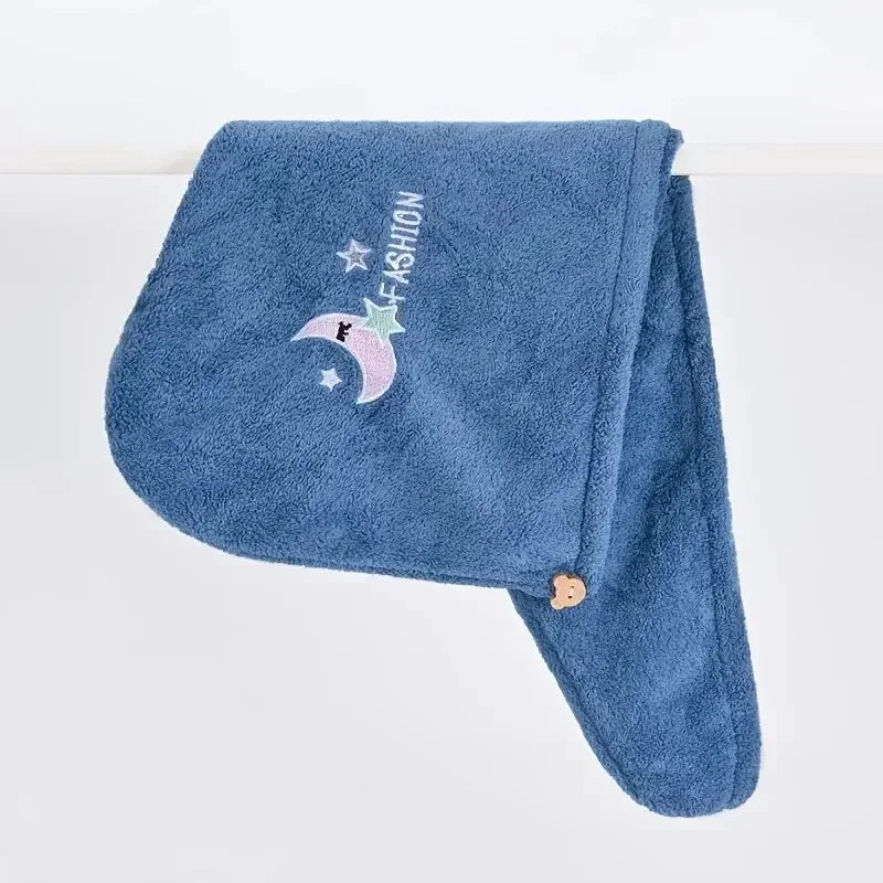 Quickly Dry Hair Hat Towels Super Absorbent Soft Bathroom Women Head Towels Cute Hair Towel Hair Dry Wrap Bonnets