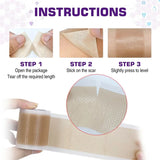 Waterproof & Reusable Silicone Scar Tape – Breathable, Skin-Friendly Adhesive for Ear Protection & Discreet Coverage