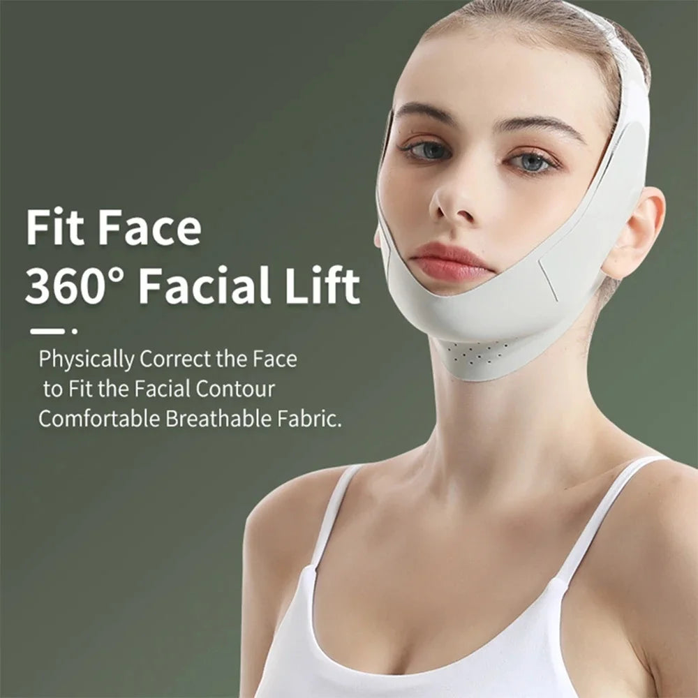 Reusable V Shaper Mask Beauty Face Sculpting Sleep Mask Facial Lifting Anti Wrinkle Strap Band Sleeping Mask Beauty Health Tools