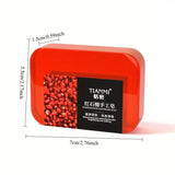 Pomegranate Soap Gently Cleanses the Face and Body, Moisturizes Water and Moisturizes, Suitable for All Skin Types, Gift