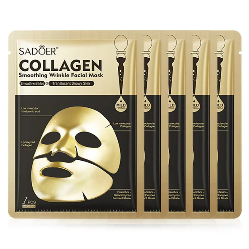 Sadoer Gold Collagen Mask Moisturizing Anti-Aging Anti-Wrinkle Mask Sheet Collagen Mask Skin Care Products