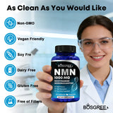 NMN Supplements-for Improving Nad Levels,Cell Repair&Growth,Immunity,Energy,Muscle& Healthy Aging,Increases Skin Elasticity