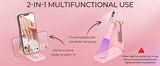 Convenient Handheld UV/LED Nail Lamp Set Handheld Light with Stand LCD Display USB Gel Nail Dryer for Quick Curing All