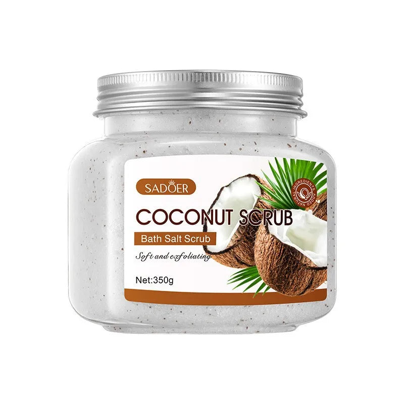 350g Sadoer Green Tea Body Scrub, Cleanses the Skin, Deeply Exfoliates, Makes the Skin Soft, Smooth, and Elastic, Bath Products