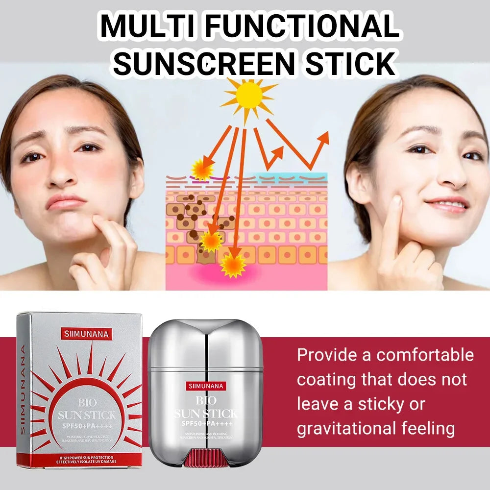 Matte Solar Blocker Isolate Ultraviolet Skin Protector Moisturizer Oil Control Whitening Face Sun Resistant Cream Skin Care Gift