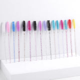 100Pcs Disposable Eyelash Brushes Spoolie Mascara Wands For Eyelash Extension Household Salon Cosmetic Supply