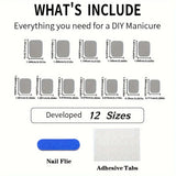 24Pcs 3D Embossed Carved Press‑on Nails European French Leopard Print Y2K Fake Nails Cool Girl Artificial Nail Tips for Party Wear