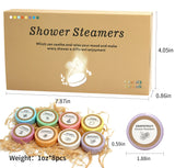 Shower Steamers - 8 Pack Shower Bombs Gifts For Her With Essential Oil For Home SPA, Self-Care & Relaxation Valentine's Birthday
