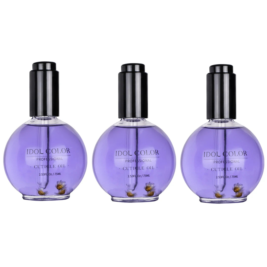 IDOL COLOR Cuticle Oil, 2.56 FL Oz, Repairs and Restores Cuticles - Organic Spa Treatment - For Stronger, Healthier Nails
