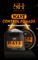 Deep Wave Control Pomade Shampoo Kit Biotin Prevent Hair Loss Edge Control Gel Sport Strong Hold Wave Hair Gel For African Men