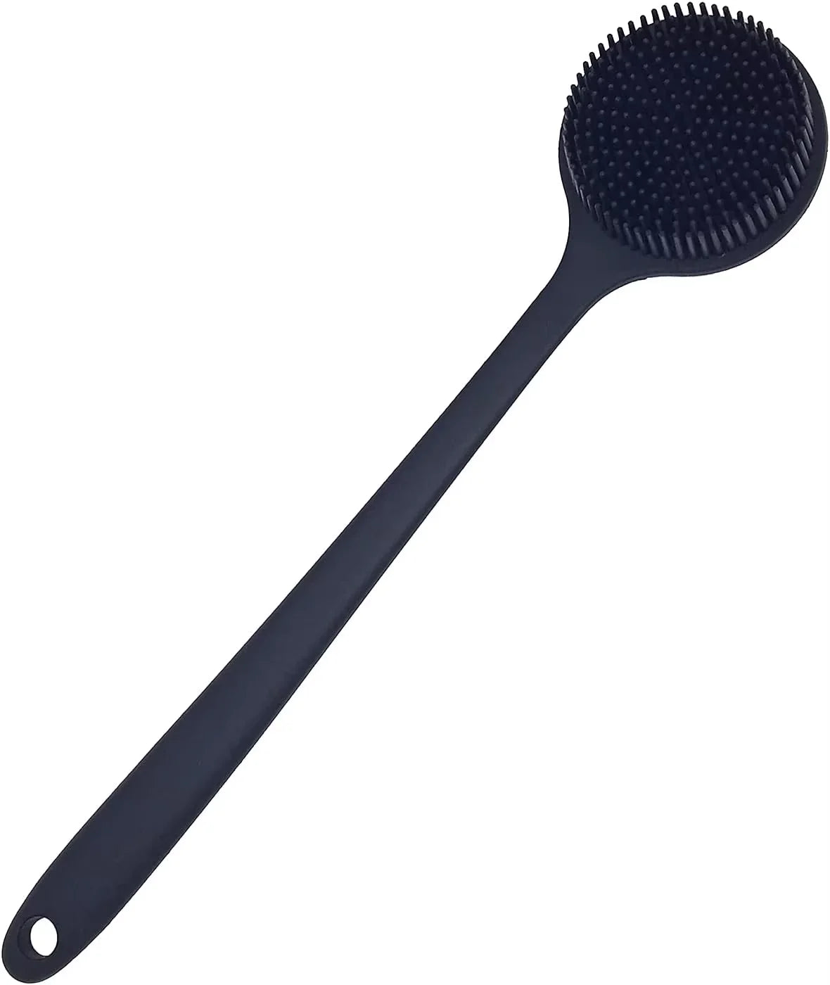 2026 Silicon Body Scrubber Bath Brush Long Handle Shower Back Cleaning Silica Gel Bathing Accessories Cellulite Massager PBT PP