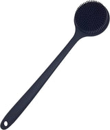 2026 Silicon Body Scrubber Bath Brush Long Handle Shower Back Cleaning Silica Gel Bathing Accessories Cellulite Massager PBT PP